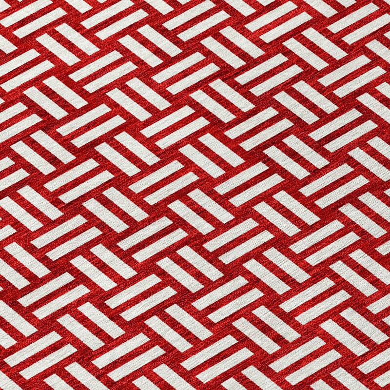HomeRoots Geometric Transitional Rectangle Outdoor Rug