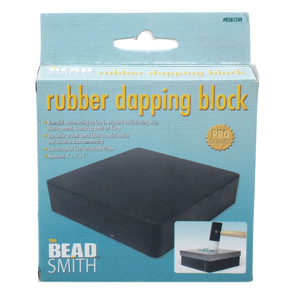 Shop Beadsmith Rubber Bench Block Base For Steel Block Square 4 X