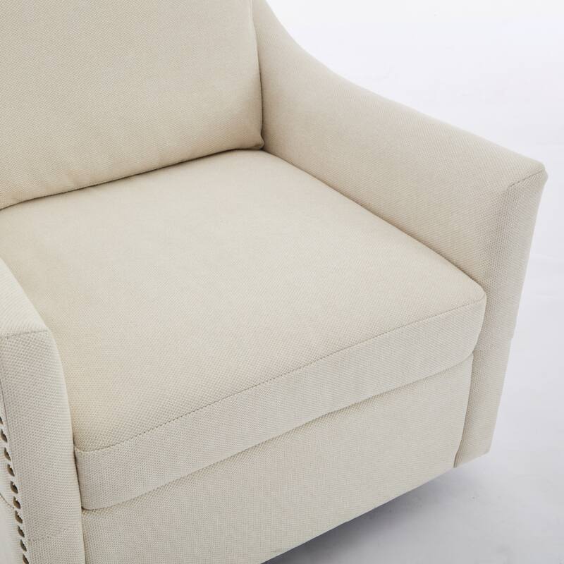Modern 30.3" Upholstered Accent Chair with USB and Side Pocket for Living Room