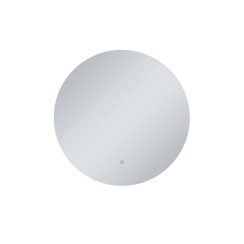 24x24 Inch Anti-Fog Dimmable Single touch mark Bathroom Vanity Mirror - 24*24*1.8in