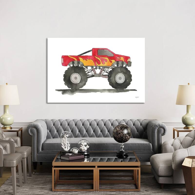 iCanvas "Monster Truck" by Kelsey McNatt Canvas Print