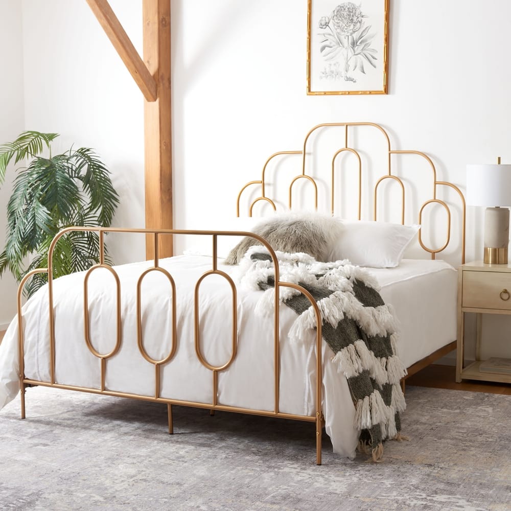 SAFAVIEH Alcie Retro Metal Bed