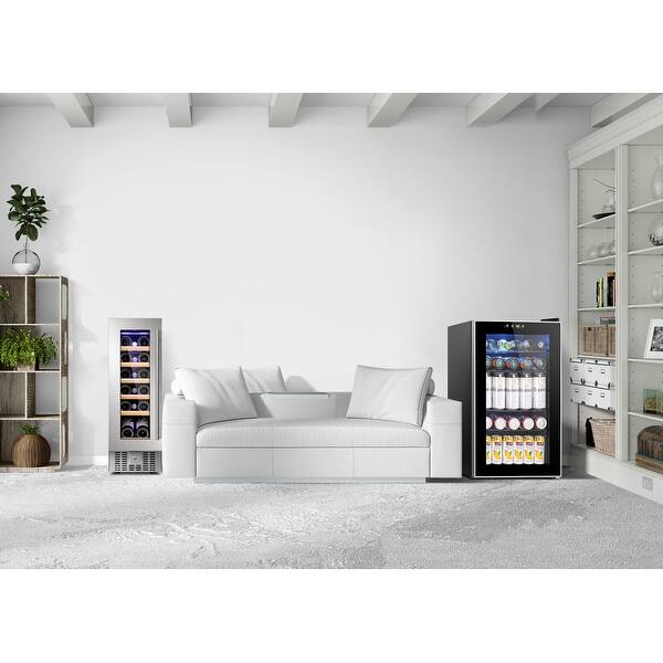 Shop Okada 85 Can Or 24 Bottles Beverage Refrigerator Or Wine