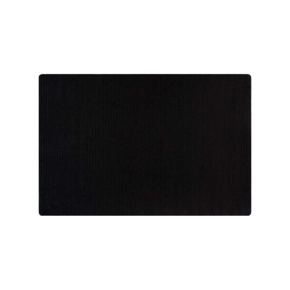 Beverly Rug Solid Color Non-Slip Rubber Back Washable Indoor Area Rug