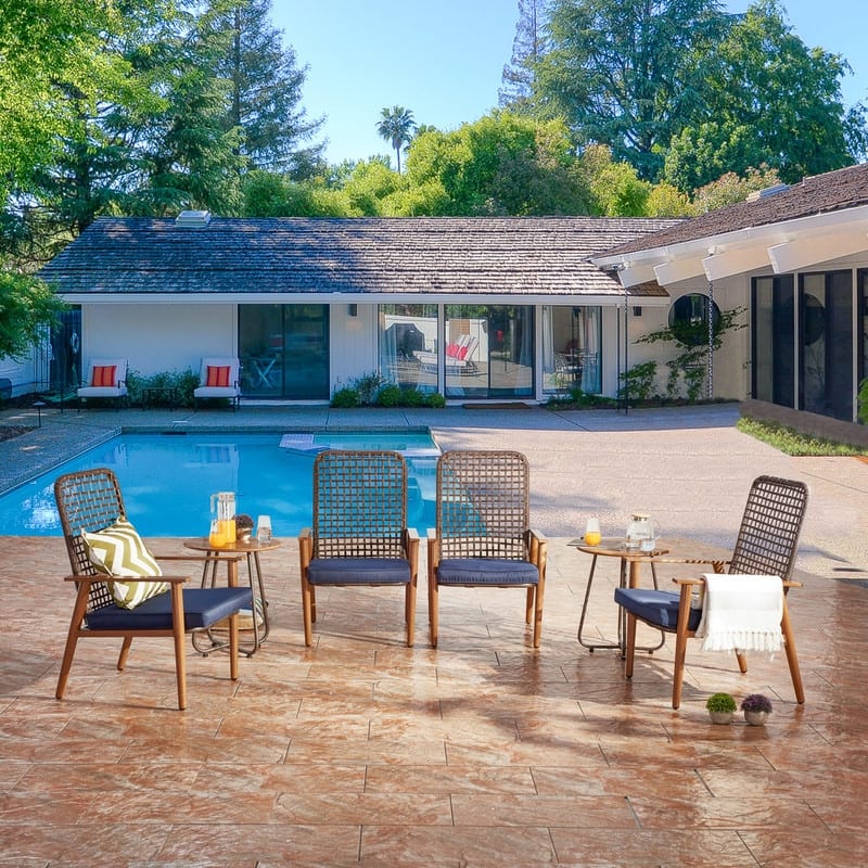 Mesh 6-Piece Outdoor Conversation Set