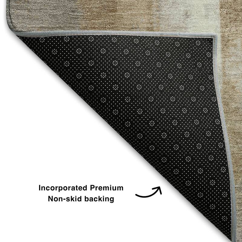 Premium Washable Super Soft Abstract Impressions Mayfield Rug