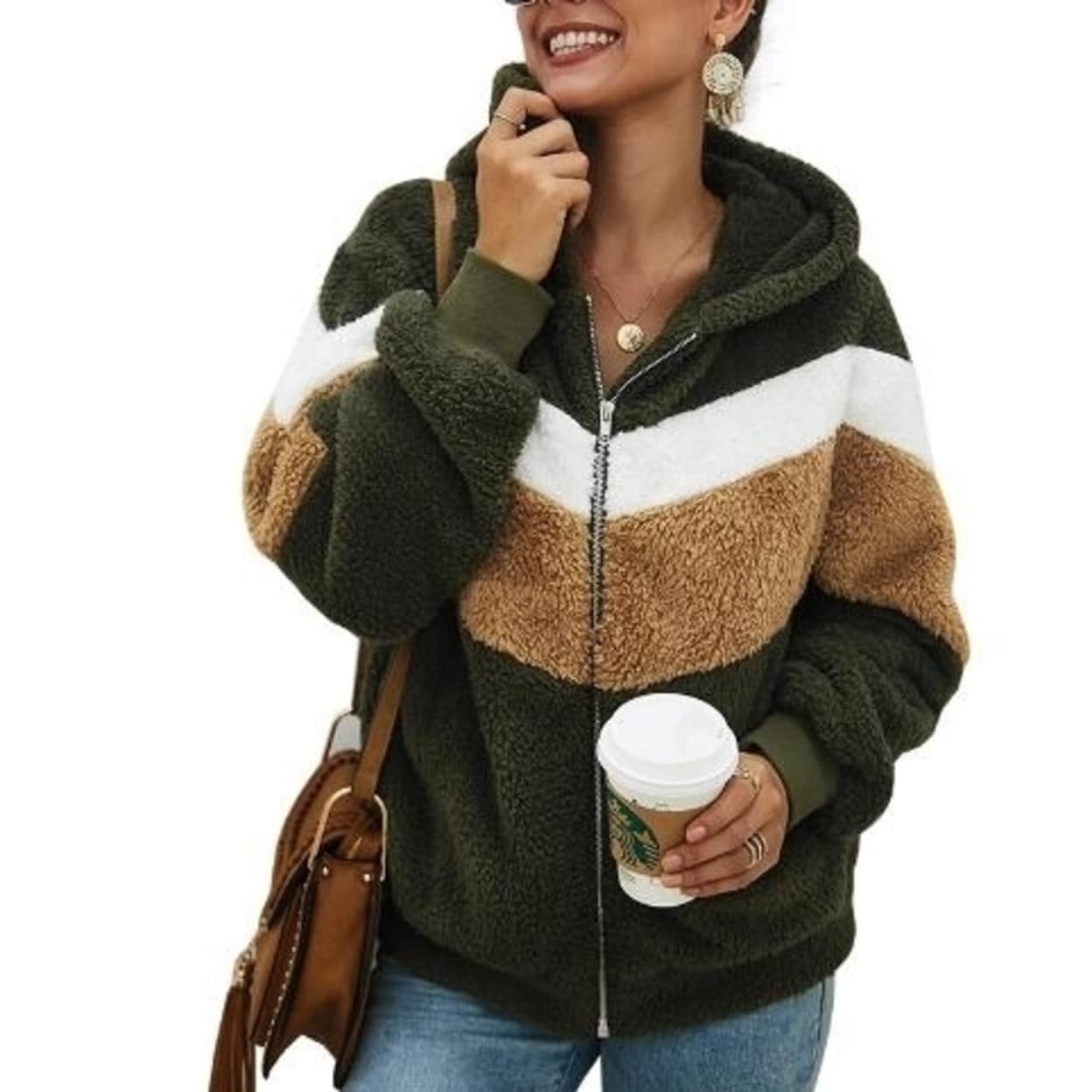 Teddy hooded jumper Clearance