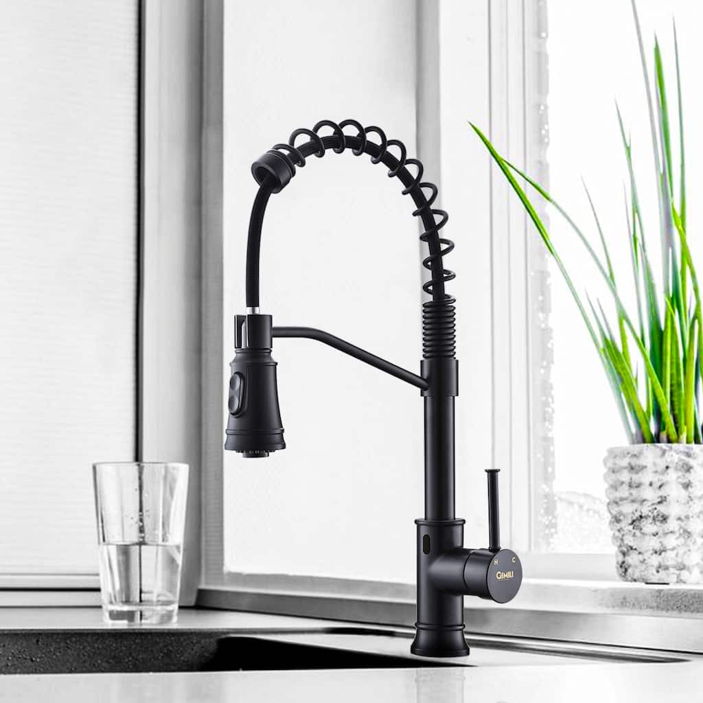 Topcraft Touchless Single Handle Pulldown Sprayer Kitchen Faucet