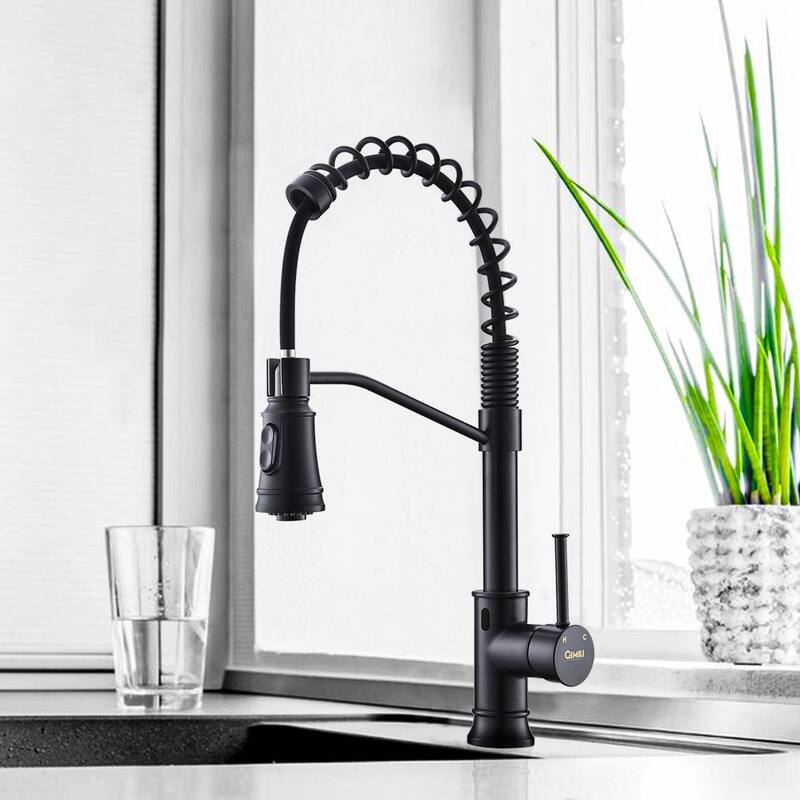 Topcraft Touchless Single Handle Pulldown Sprayer Kitchen Faucet