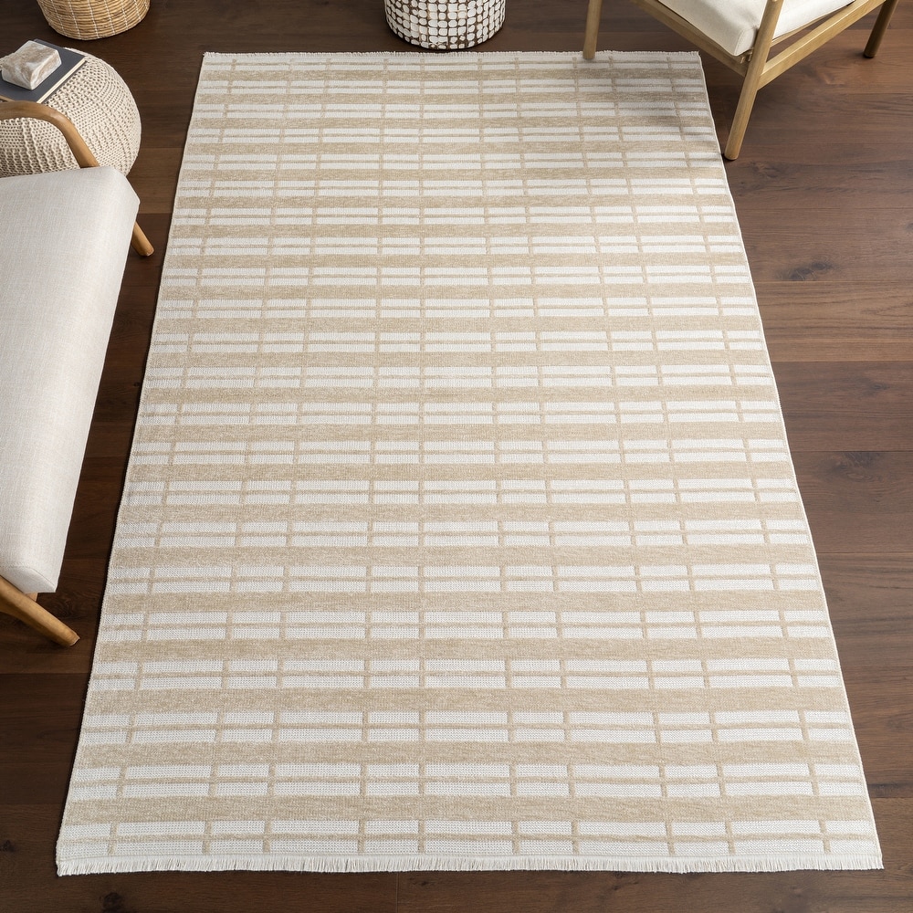 Nuloom Mortica SuperiorWash Striped Machine Washable Area Rug