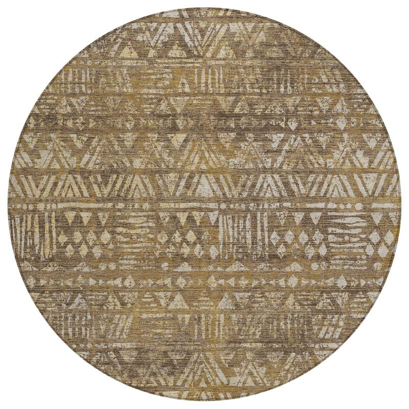 Machine Washable Indoor/ Outdoor Global Jara Chantille Rug