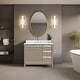 preview thumbnail 135 of 177, Vanity Art Bathroom Vanity with Ceramic Sink and Engineered Marble Top 42" - Driftwood Gray