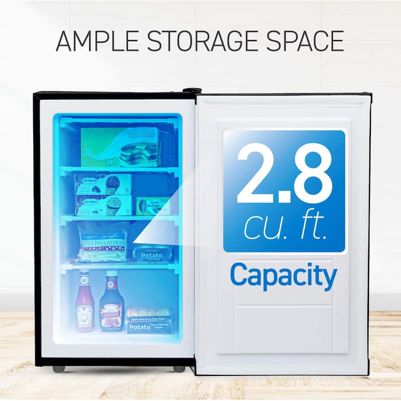 2.8 Cu. Ft. Upright Freezer,Black