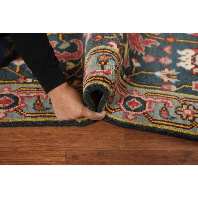 Oushak Oriental Foyer Rug Hand-Knotted Wool Carpet - 2'11"x 5'0"