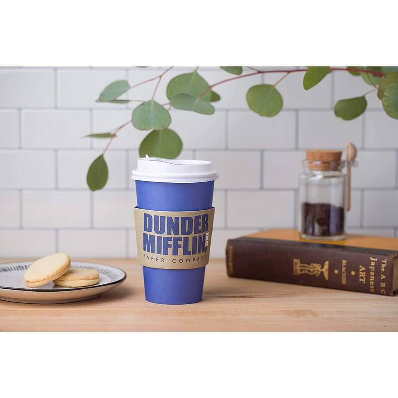 Silver Buffalo The Office Dunder Mifflin 8pk Paper Travel Disposable Cups - 16 Oz