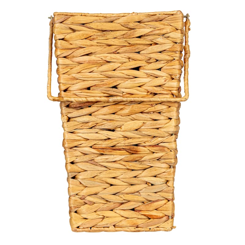 Household Essentials Wicker Stair Basket with Handles
