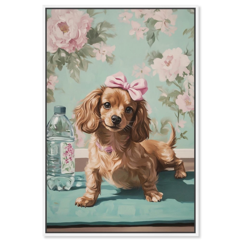 Doxxie Dainty Yoga Canvas by Art Remedy