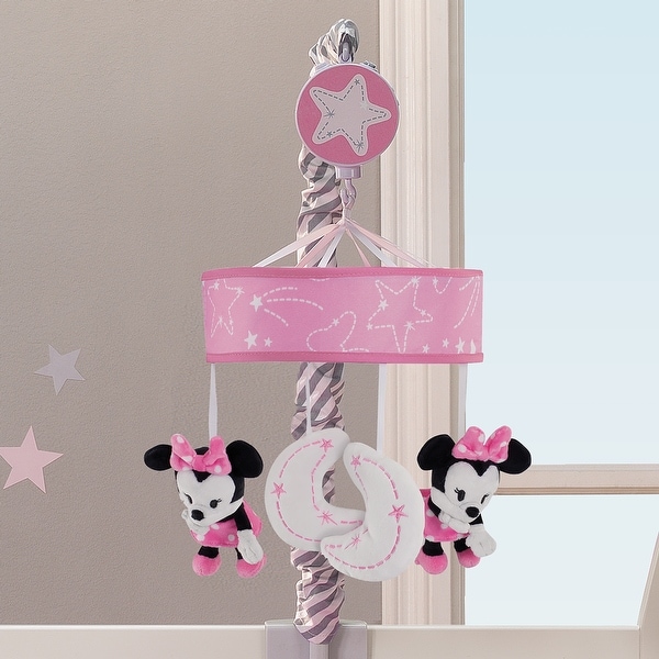 Home Garden Store Pink Disney Minnie Mouse Musical Mobile Decoration Mobiles