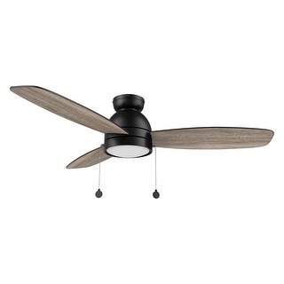 Reed Fans Reed 52-inch Indoor Ceiling Fan with Pull Chain,Dimmable LED Light Kit ...