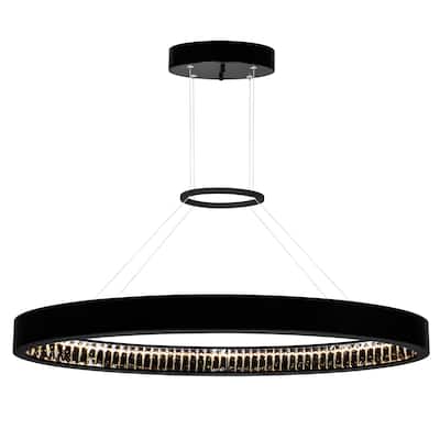 Rosalina LED Chandelier With Matte Black Finish - Matte Black