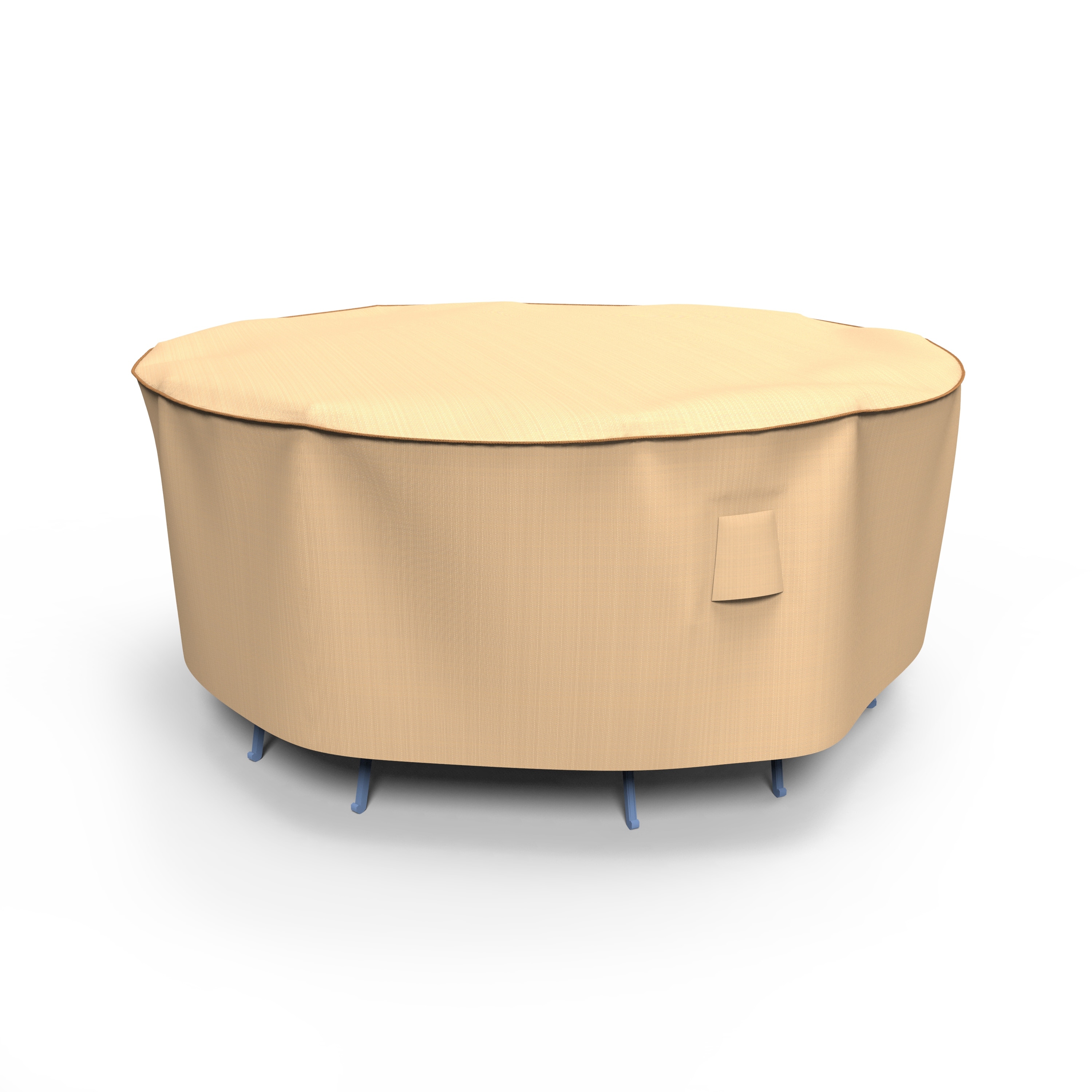 Budge Sedona Tan Round Patio Table and Chairs Combo Cover