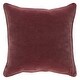 preview thumbnail 4 of 9, Copper Grove Sallochy Decorative 18-inch Down or Poly Filled Pillow Burgundy - Down - Nature/Solid Color