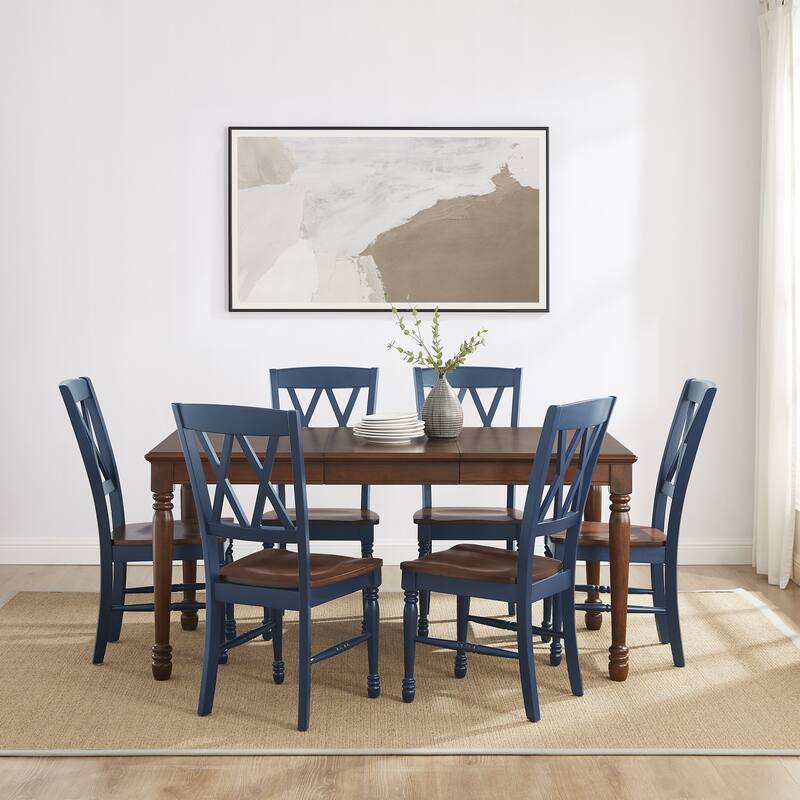 Crosley Shelby 7-Piece Dining Table Set For 6