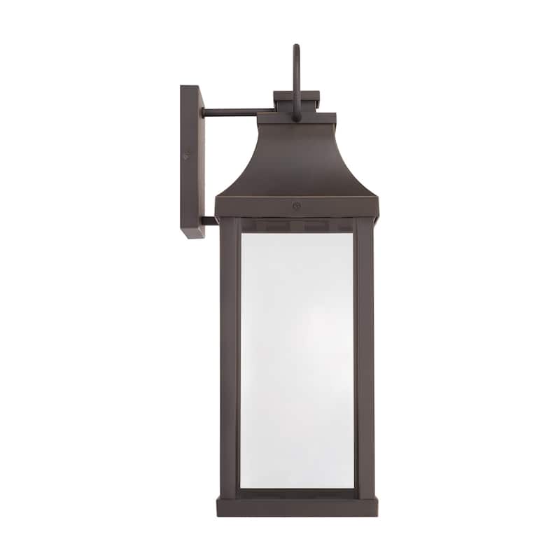 Bradford Outdoor 1-light Medium LED Wall Lantern w/ Clear Glass