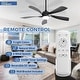preview thumbnail 78 of 118, Sofucor 45/52 Inch Ceiling Fan with Remote & Lights Quiet DC Motor 5 Blade High CFM Modern Fan