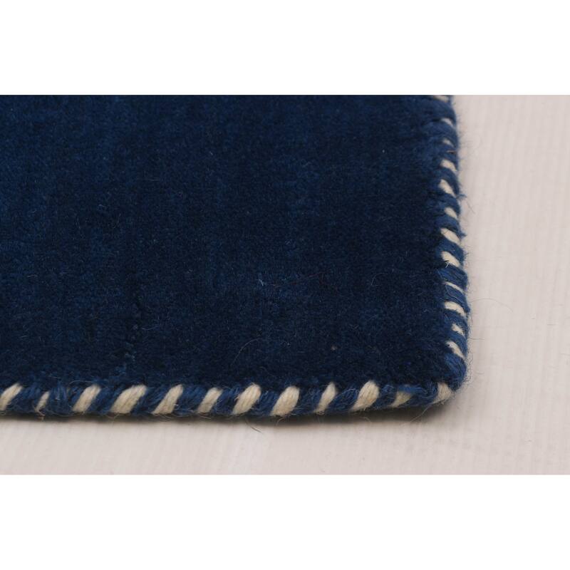 Kashkuli Gabbeh Blue Rug 6'8" x 9'4" - 6'8 x 9'4