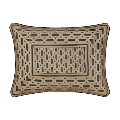 J. Queen New York Metropolitan Bronze Boudoir Decorative Throw Pillow