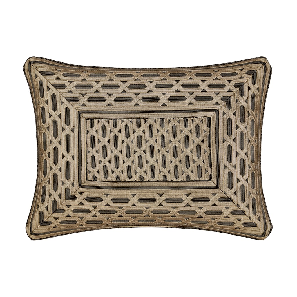 J. Queen New York Metropolitan Bronze Boudoir Decorative Throw Pillow
