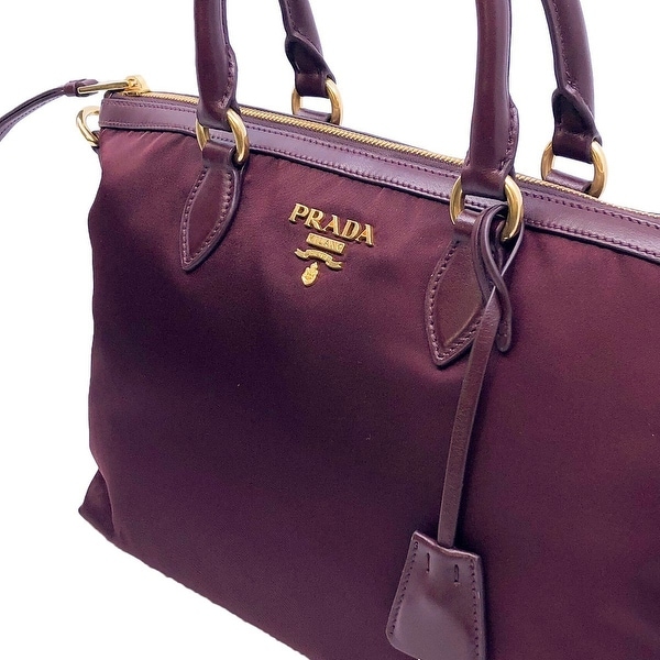 prada burgundy bag