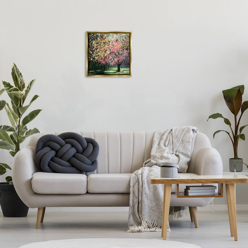 Stupell Timeless Vivid Foliage Framed Floater Canvas Wall Art Design By Meredith Howse