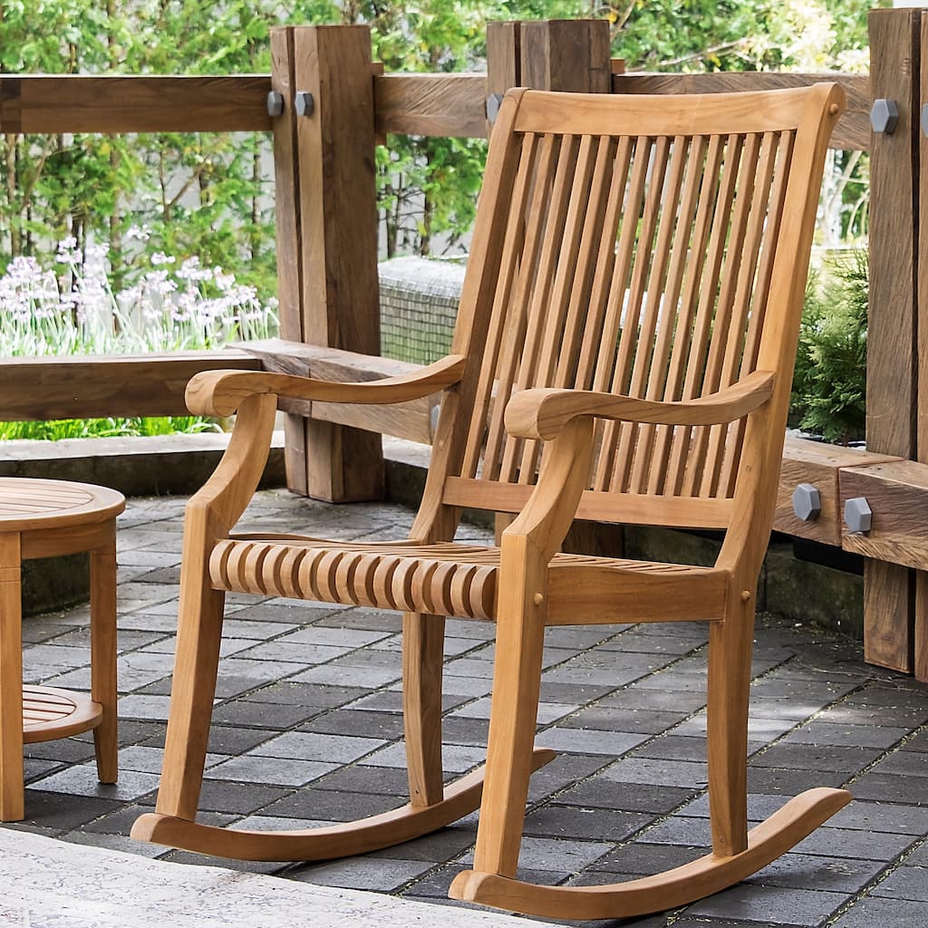Cambridge Casual Chara Teak Outdoor Rocking Chair