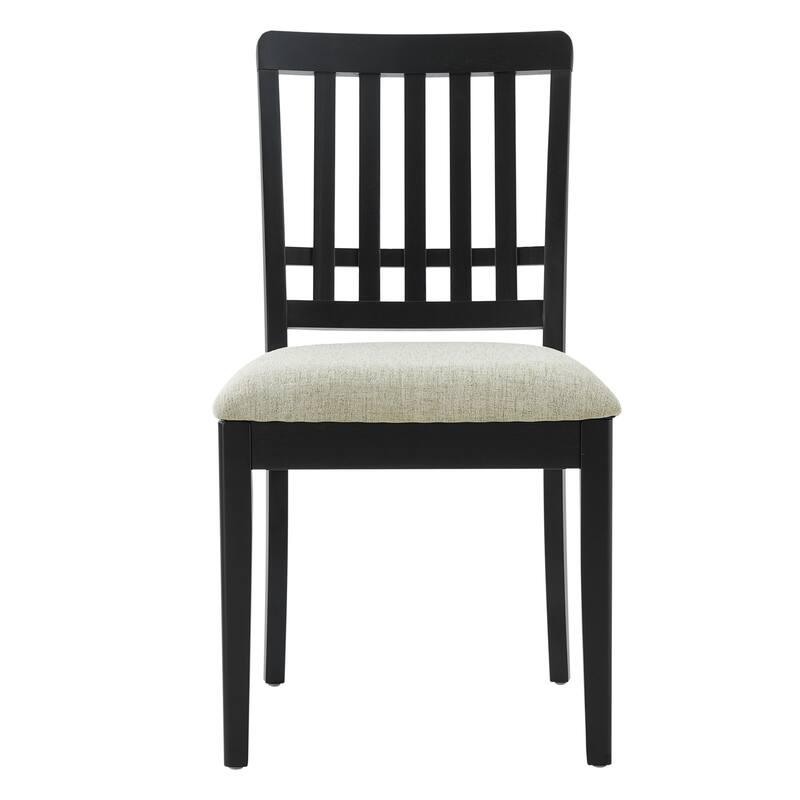 2-Piece Modern Scandinavian Dining Chairs, Curved Wood Backrest with Gray Fabric Seat, Finish for Dining Room and Apartment