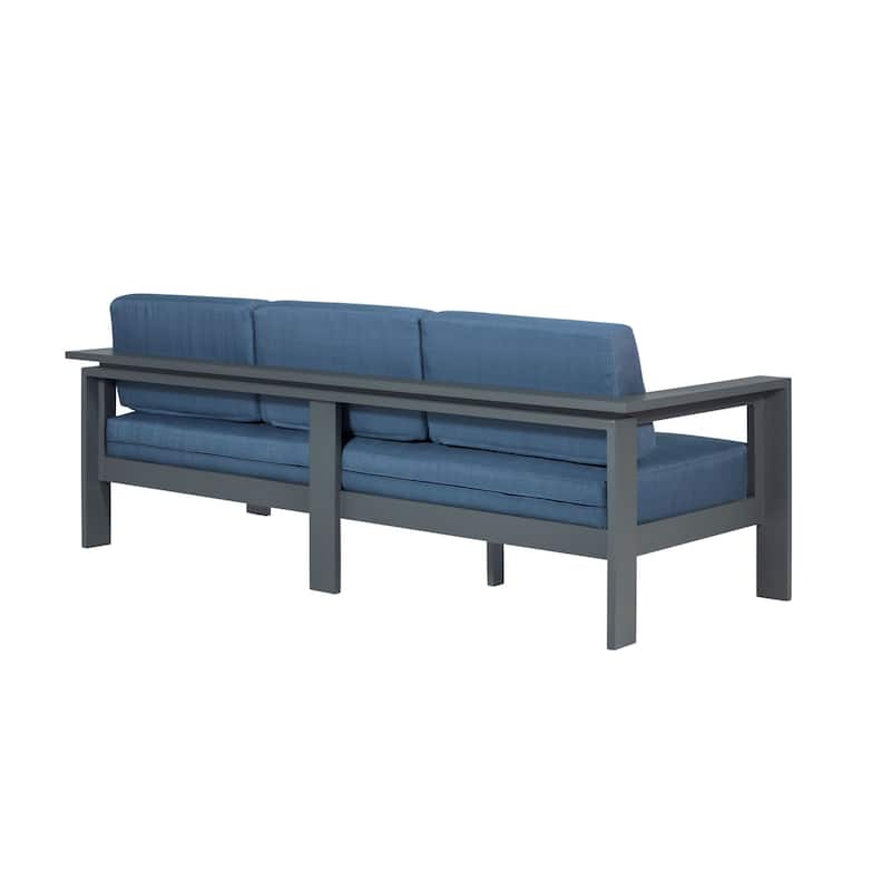Sardinia Aluminum Frame Outdoor 84" Sofa