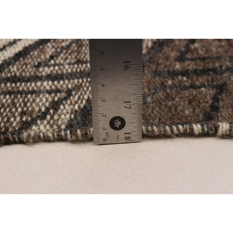 Ankara FW Brown Kilim 4'11" x 8'0" - 4'11 x 8'0
