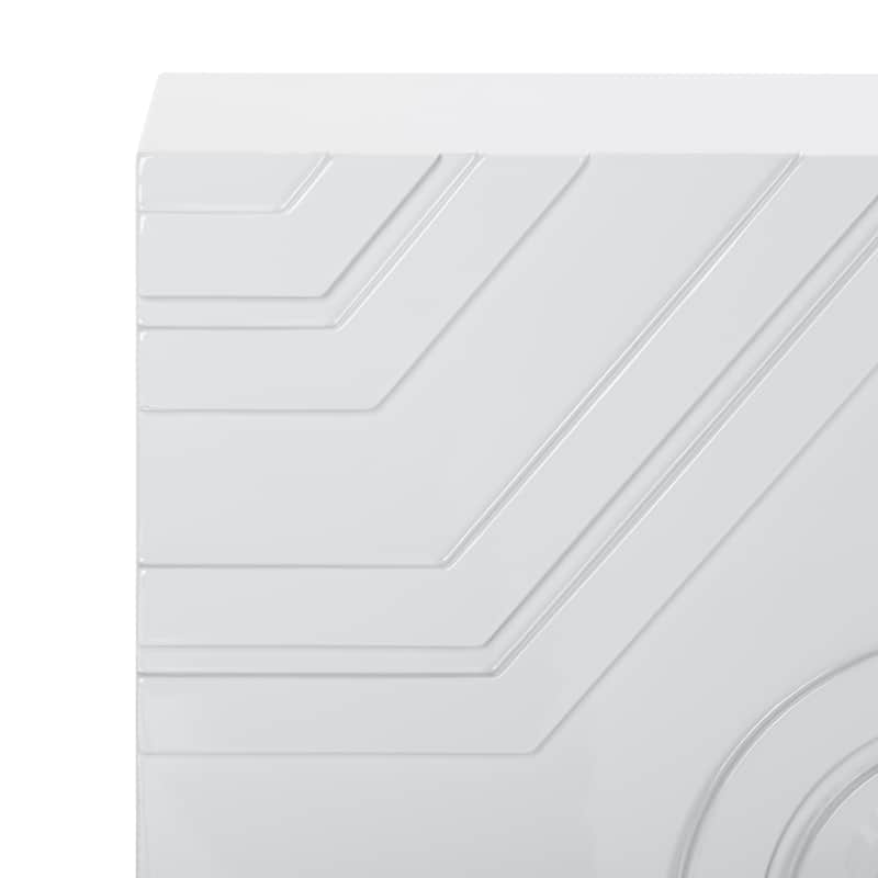 SAFAVIEH Couture Lillie Diamond Sideboard - 42.5" W x 16.1" L x 27.2" H - 43Wx16Dx27H