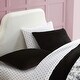 preview thumbnail 8 of 9, Betsey Johnson Solid Faux Fur Black Duvet Cover Set
