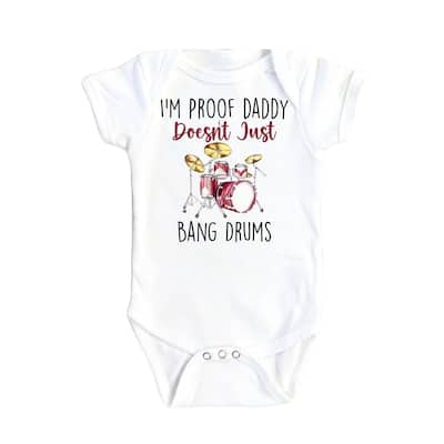 Drummer Drum - Baby Boy Girl Clothes Infant Bodysuit Funny Cute Newborn