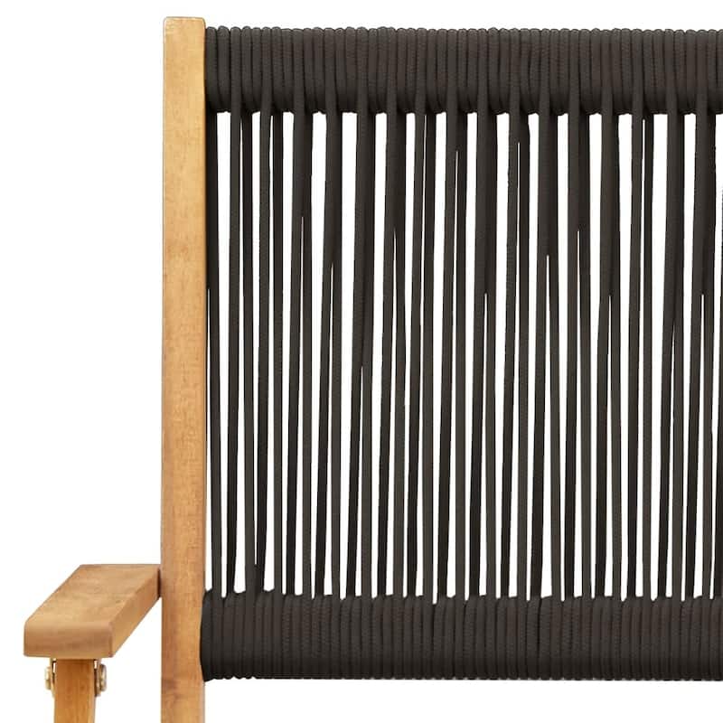 vidaXL Folding Patio Chairs Outdoor Garden Seating Furniture Solid Wood Acacia