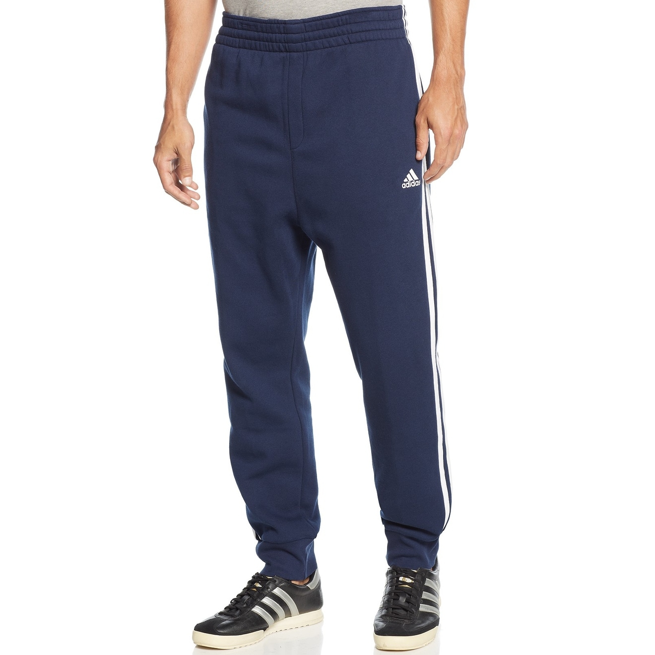 adidas joggers three stripe