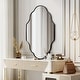 preview thumbnail 15 of 38, Irregular Accent Mirror Scalloped Wall Mirror