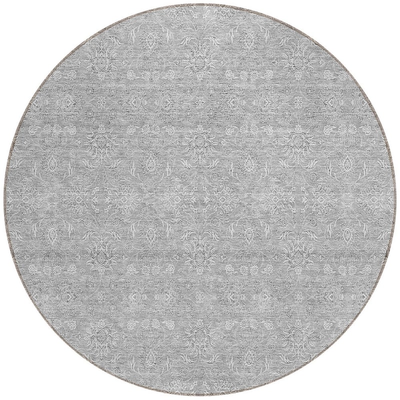 HomeRoots Floral Transitional Rectangle Outdoor Rug