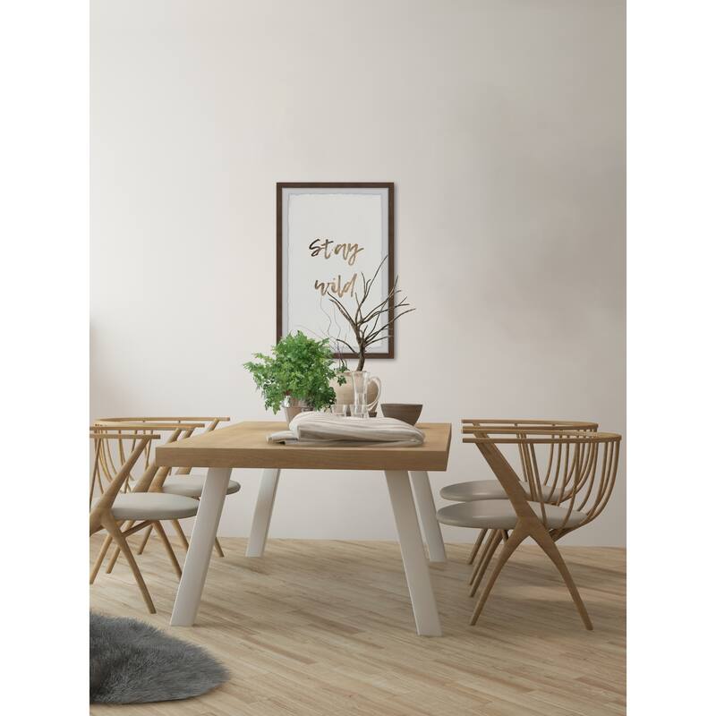 Stay Wild Framed Wall Art, Elegant Home Touch - Sophisticated Artwork for Refined Décor