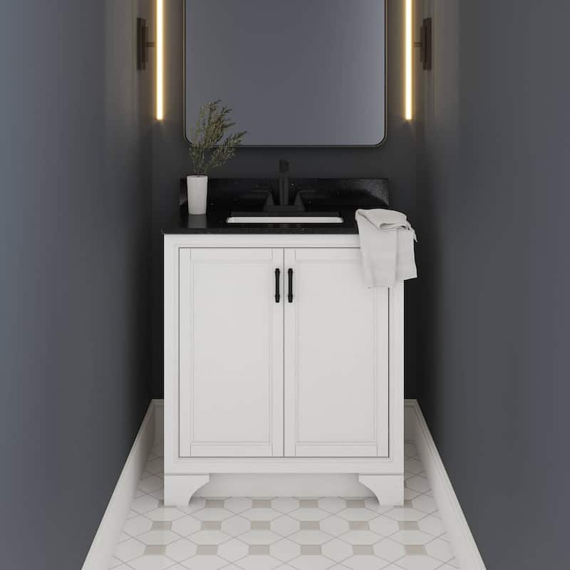CRAFT + MAIN LCVT3122-QBG Lanagan 31" Free Standing Single Basin