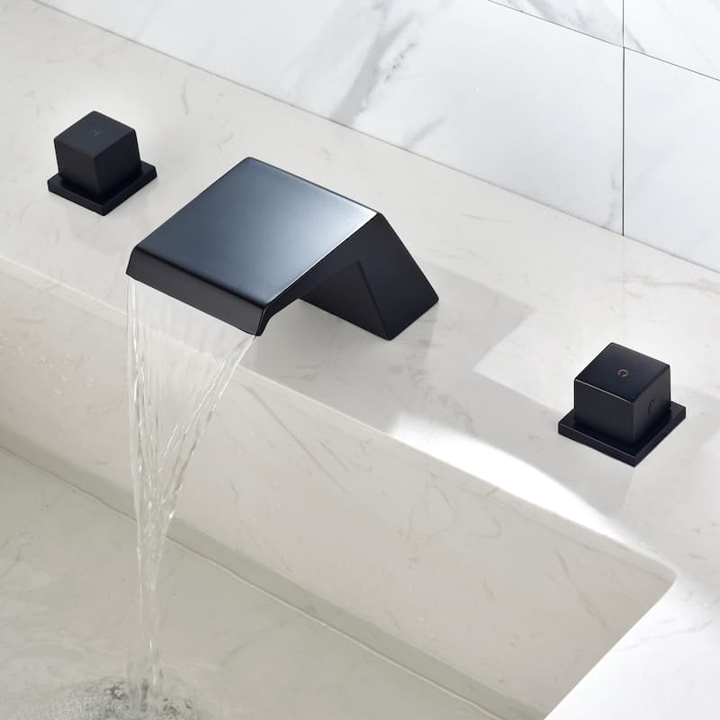 Bathroom Faucet - Widespread 8 Inch Bathroom Sink Faucet