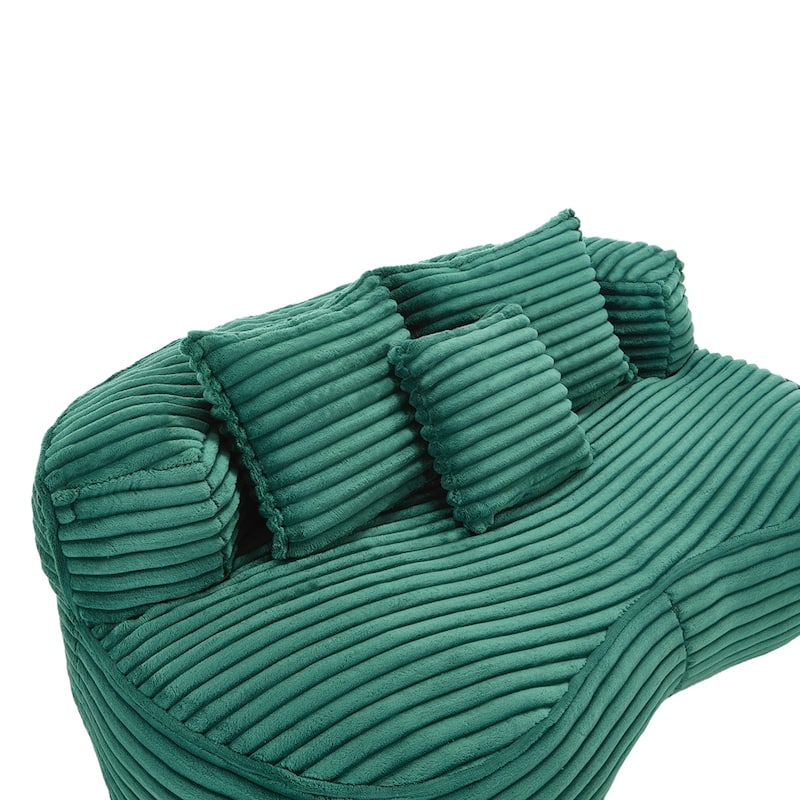 Comfort Lounger High Back Bean Bag Chair
