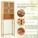 preview thumbnail 8 of 7, Over The Toilet Storage Cabinet - 9"D x 24.5"W x 67"H